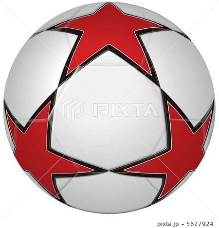サッカーボール_星-4 5627924