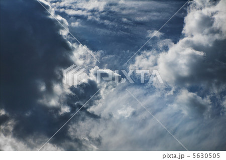 Dramatic view of a blue cloudy sky Dramatic view of a blue cloudy sky 5630505