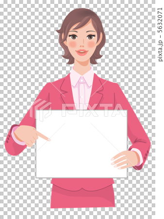 女性上身與留言板 女性上身與留言板 5632071