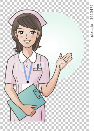 左手を出して案内するナース 左手を出して案内するナース 5633475