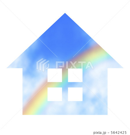 家に映る空 家に映る空 5642425