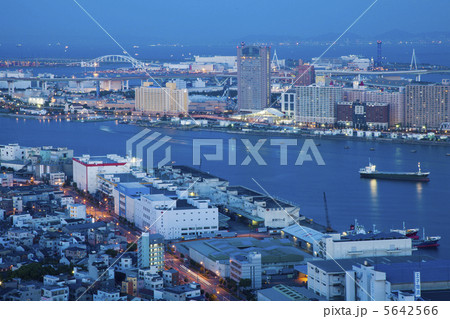 夜明けの大阪ベイエリア 夜明けの大阪ベイエリア 5642566