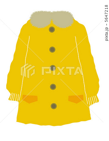 黄色のコートジャケットのイラスト素材 [5647218] - PIXTA