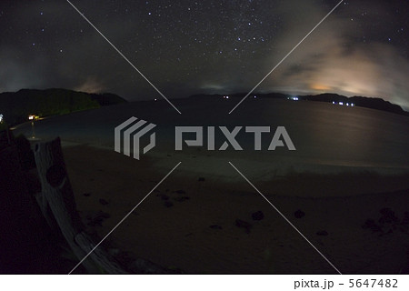 夜のビーチ&夜空 夜のビーチ&夜空 5647482