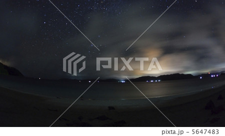 夜のビーチ&夜空 夜のビーチ&夜空 5647483