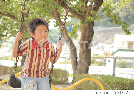ブランコに乗った少年 ブランコに乗った少年 5647529