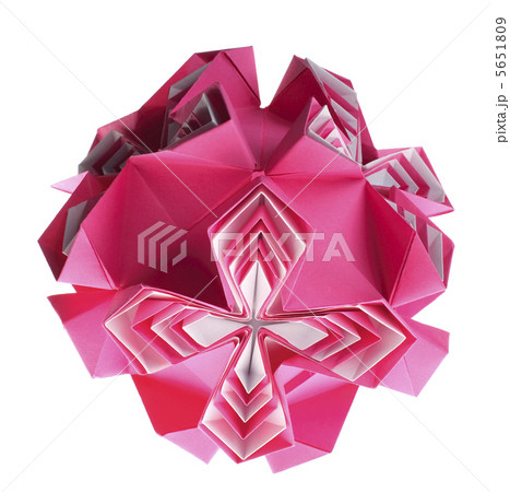 Origami kusudama pink box Origami kusudama pink box 5651809