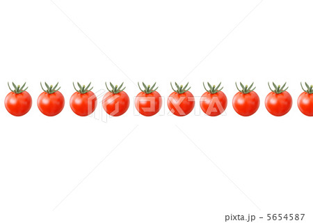 一列のミニトマト 5654587