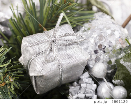 Christmas ball in snow. Christmas ball in snow. 5661126