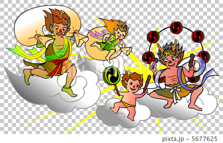 Raijin女神父母和孩子 5677625