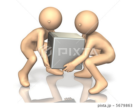 パートナーシップを表す3DCGイラスト 5679863