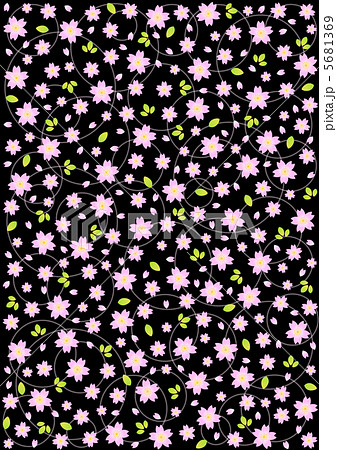 桜の背景模様 5681369