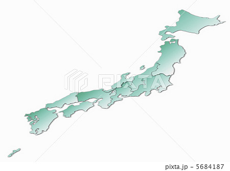 日本列島エリアマップ 5684187