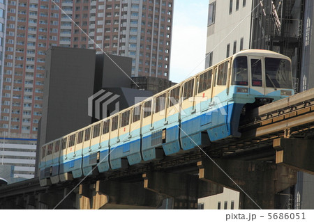 東京モノレールのブルーの車両 東京モノレールのブルーの車両 5686051