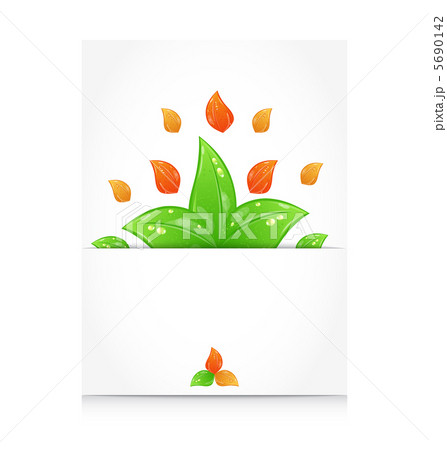 Autumn seasonal nature background with changing leaves 5690142