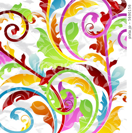 Abstract multicolor floral background, design elements 5690156