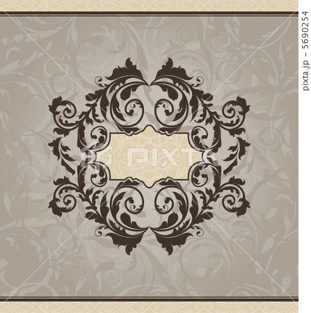 Revival ornamental card or invitation 5690254