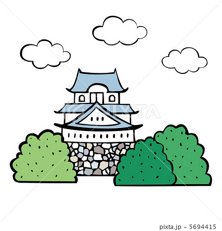 コレクション 日本 の お 城 イラスト 簡単