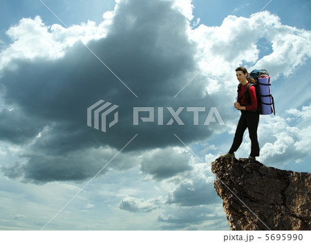 Girl on the rock 5695990