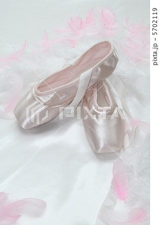 トウシューズ　縦　ピンク羽有り 5702119