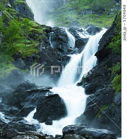 Latefossen waterfall Latefossen waterfall 5704949