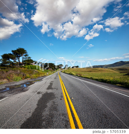 Road in blue 5705339