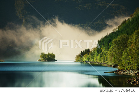 Fog on lake Fog on lake 5706416