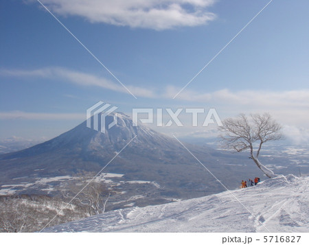 羊蹄山とスキー教室 羊蹄山とスキー教室 5716827