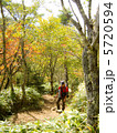 大菩薩嶺への登山道を歩く男性 5720594