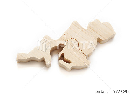 木製の東海地図 木製の東海地図 5722092