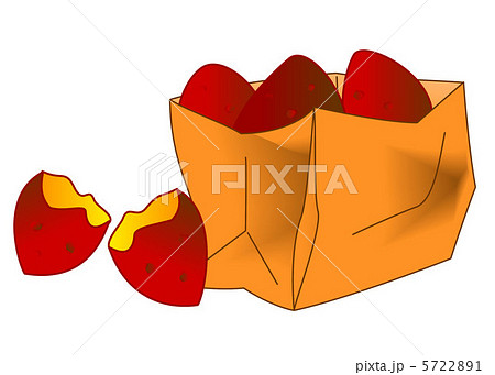 焼き芋 のイラスト素材