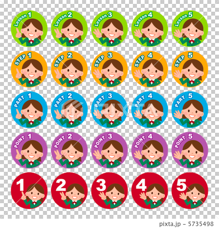 女子学生　レッスン 5735498