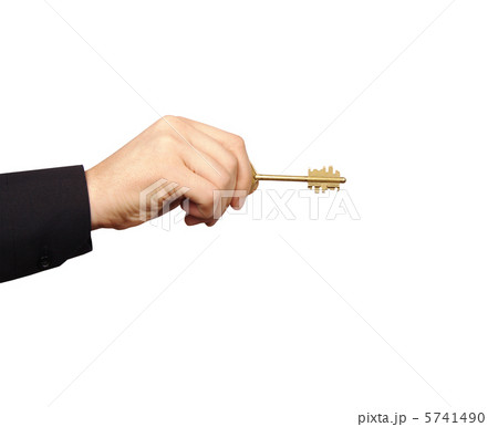 Businessman's Hand Holding Key Businessman's Hand Holding Key 5741490