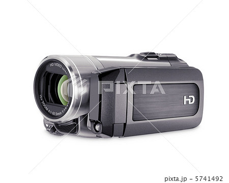 high-definition camera isolated on a white background high-definition camera isolated on a white background 5741492