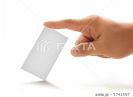 Close-up of an empty business card 5741597