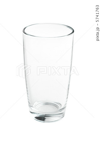 glass empty on white background glass empty on white background 5741763