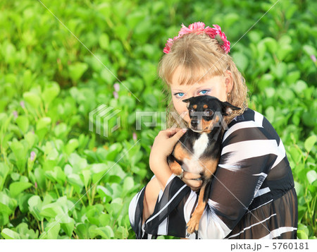 Woman and dog 5760181
