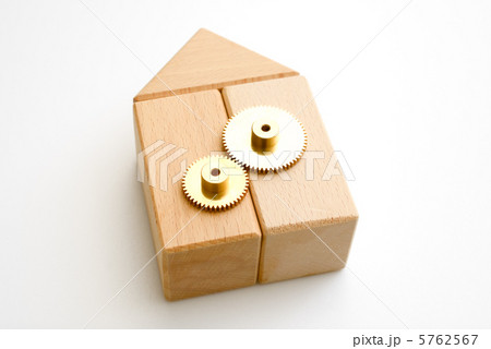 積み木の家とギア 5762567