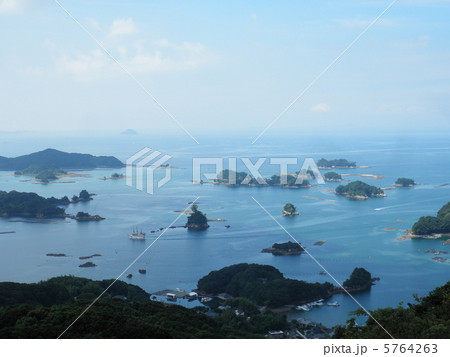 石岳展望台から望む九十九島 石岳展望台から望む九十九島 5764263