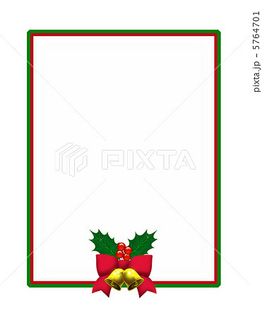 クリスマス枠縦のイラスト素材 5764701 Pixta