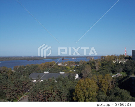 ロシア　ハバロフスク　アムール河 5766538