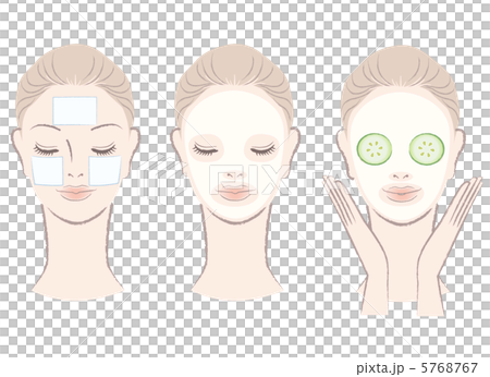 Cucumber Pack Cotton Pack Clay Pak Facial Mask Women Maintenance Moisturizing Female Esthetic 5768767