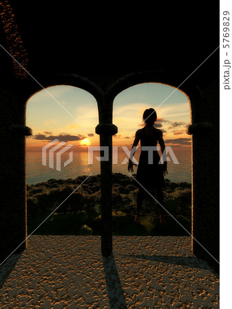 浮遊する女性 5769829