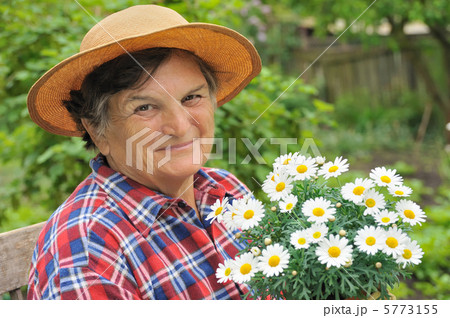 Senior woman gardening Senior woman gardening 5773155