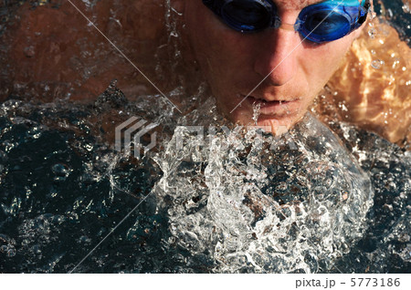 Detail of young man swimming Detail of young man swimming 5773186