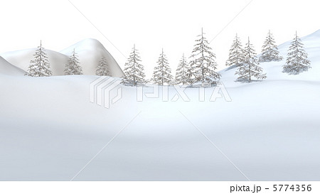 雪山のイラスト素材
