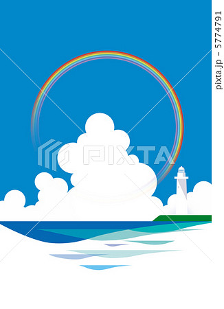 夏のイラスト 5774791