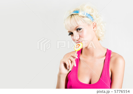 Blonde with lollipop Blonde with lollipop 5776554