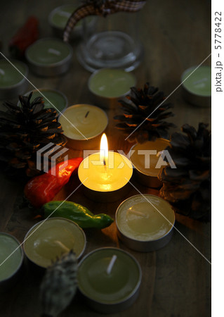 クリスマスキャンドル クリスマスキャンドル 5778422