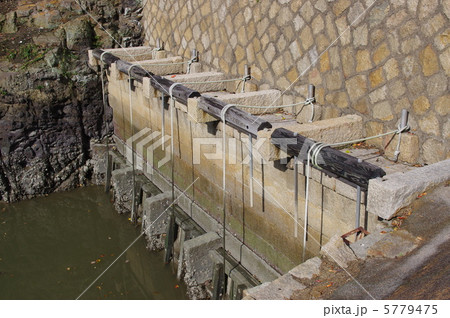 周防灘干拓遺跡高泊開作浜五挺唐樋 5779475